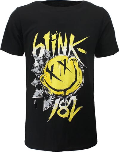 Blink-182 Big Smiley T-Shirt - Officiële Merchandise - S