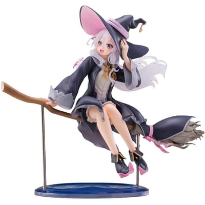 20cm Sorcière errante Anime: La Figure de Voyage d'Elaina Elaina Robe de Sorcière Posture Assise Figurine d'Action Modèle PVC Collection