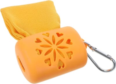 Sporthanddoeken - Reis Handdoeken - Fitness Yoga Wandelen - Absorberend Sneldrogend - 40x40cm - Oranje