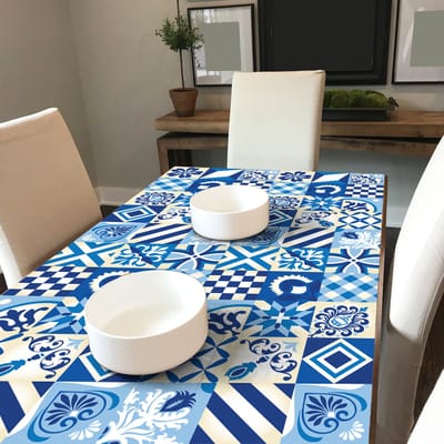 Zelfklevende tegelmuurstickers voor keuken en badkamer - 60 Borges meubeltegelstickers - 60 stickers 10x10cm