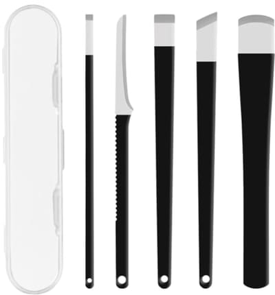 Complete pedicure set voor nagelverzorging - 5-delige roestvrijstalen gereedschappen voor professioneel resultaat