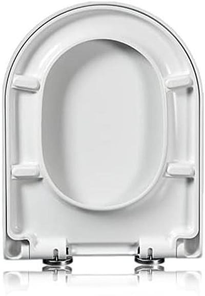 Toiletzitting - Toiletdeksel - Badkamer Vernieuwen - Zachte Sluiting - Universele Pasvorm - Wit