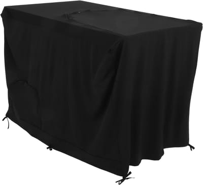 Babybedje Net - Wieg Overkapping - Veilige Slaap - Ademend Materiaal - 101 x 74 x 72 cm - Zwart