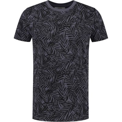 Shiwi Men Tee Mangrove Dusty Anthracite Grey Größe: M | Bedruckte T-Shirts Outlet | Herren | Grau