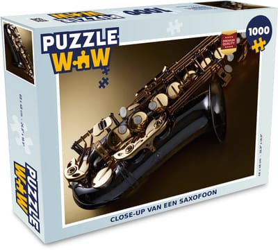 Puzzel Close-up van een saxofoon - Legpuzzel - Puzzel 1000 stukjes volwassenen
