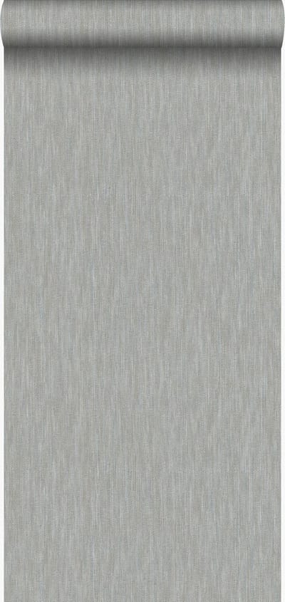 Origin Wallcoverings behang grasweefsel met linnen look taupe - 53 cm x 10.05 m - 347314