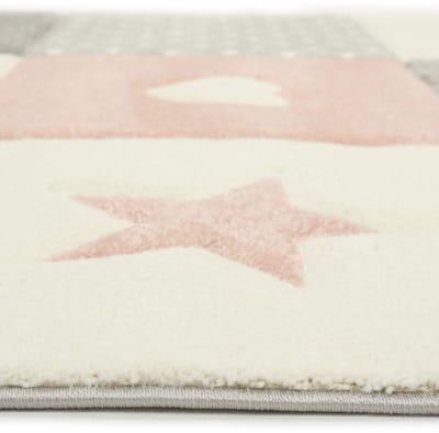 Merinos Kinderkamer Vloerkleed - 80x150 cm - Roze