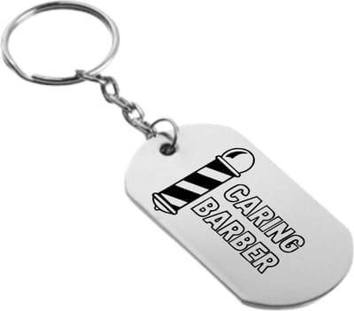 Akyol - kapper 2 sleutelhanger - Kapper - familie vrienden collega - cadeau - 54 x 29mm