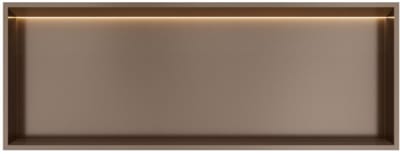 Hotbath &More Inbouwnis - 30 x 80 x 10 cm - met LED-verlichting - Tuscan Bronze