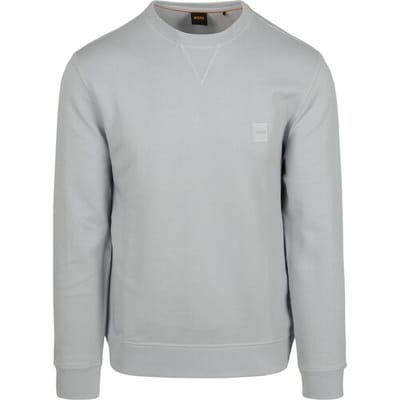 BOSS Sweater Westart Grijs - Maat XXL - Heren - Sweaters