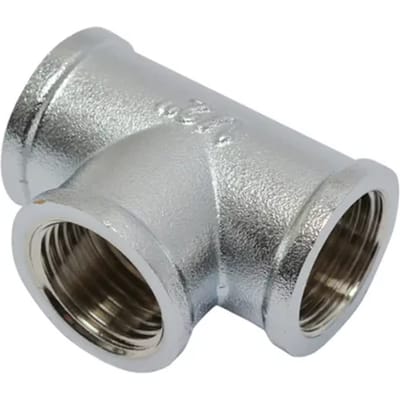 Sanivesk Draad T-stuk Chroom 1/2"f X 1/2"f X 1/2"f