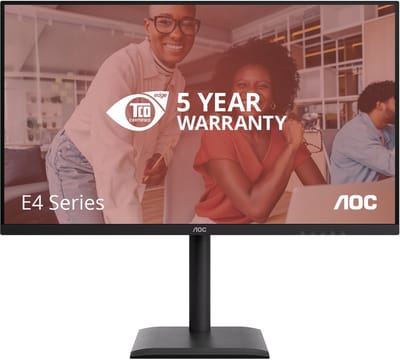 AOC E4 Q32E4U computer monitor 80 cm (31.5") 2560 x 1440 Pixels Quad HD LED Zwart