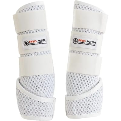 Gesloten scheenbeschermers voor paarden van flexibele mesh BR Equitation