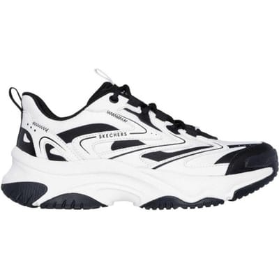 Skechers Dames Moonhiker Logo Sneakers (Wit/Zwart)