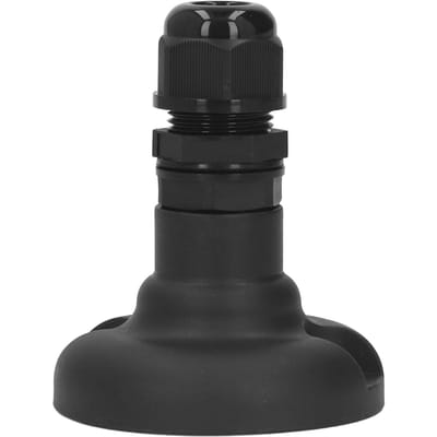 2 Stuks Kajak Luifel Montagebasis ABS Kunststof Boot Zonnescherm Accessoires voor Varen Surfen black