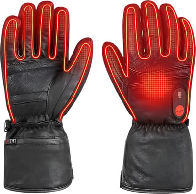 Savior Heat - Verwarmde Handschoenen - Elektrische Verwarmde Handschoenen - Oplaadbare Batterij - Ski Verwarmende Handschoenen - Ski Snowboarden Motorfiets - Maat: XL - Zwart