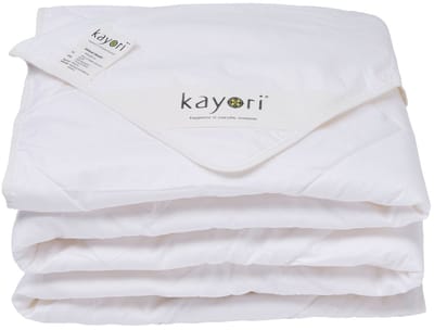 Kayori Ubashi Bamboe Zomerdekbed - 140x220 - Eenpersoons - Ademend & Vochtregulerend - Antibacterieel - Wit