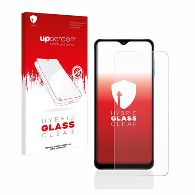 upscreen - Screenprotector voor Samsung Galaxy A12 - Folie Beschermfolie Beschermglas transparant