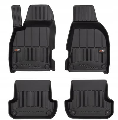 Frogum No.77 - Automatmatten passend voor Audi A4 B7 2004-2008 - 3D Korfmodel - TPE Rubber - Zwart