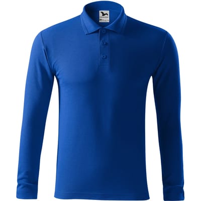Polo met lange mouwen van piquéstof Malfini 221
