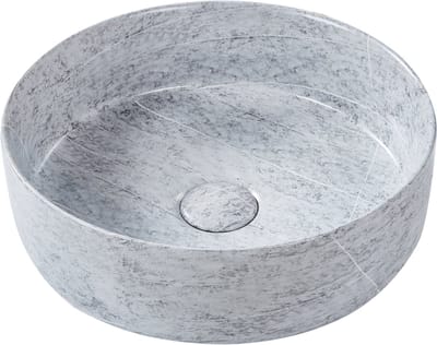 GUDAR - Wastafel - Grijs - 37 cm - Keramiek