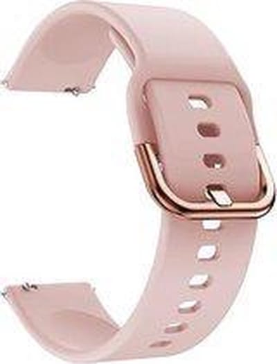 Horlogeband van Siliconen voor Fossil Q Crewmaster / Founder / Goodwin / Grant / Marshal / Minimalist / Wander | 22 mm | Horloge Band - Horlogebandjes | Lichtroze