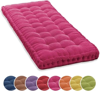 Bankkussen - Schommelkussen Ligbank - Buiten Zitten - Duurzaam Polyester - 55 x 200 cm - Roze