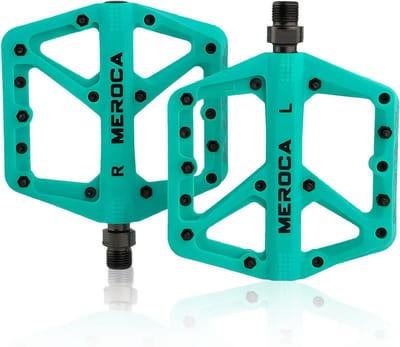 Lichtgewicht MTB Pedalen Nylon Platform Fiets Ergos met Sterke Antislip Grip en Duurzame Lagers
