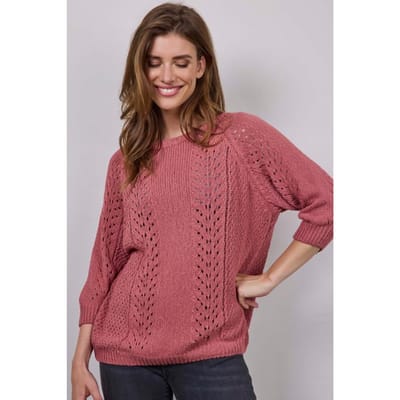 Pullover Cannes Holly berry rose