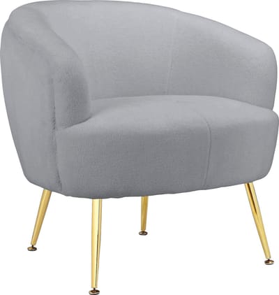 Paloma-Accent Stoel in Teddy Grijs