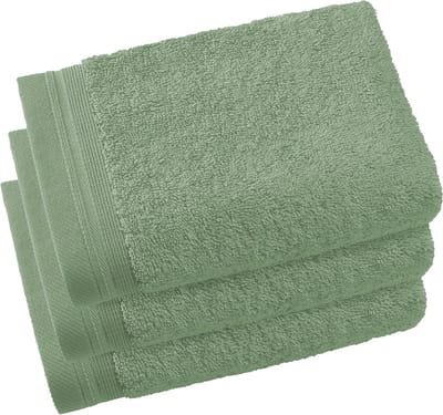 De Witte Lietaer Gastendoekjes Contessa, Sea Green - 40 x 60 cm - 3 stuks - Katoen