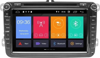CarPlay geschikt voor Volkswagen Seat Skoda DVD SPELER Android navigatie 8inch 2+32GB Amarok Beetle Golf Polo Passat Caddy Eos Scirocco Tiguan Touran Transporter Jetta Leon Altea Toledo Octavia Superb Fabia Yeti Roomster