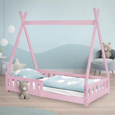Lexium Grondbed - Peuterbed - Kinderbed - Bedhuisje - Huisbed - Grondbed Peuter - Laag Bed - Vloerbed