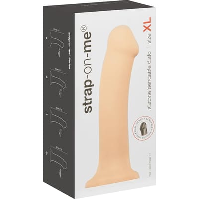 Strap-On-Me Semi-Realistische Dildo met zuignap - beige - maat XL