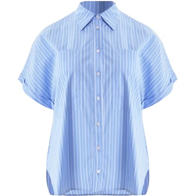 Gestreepte popeline blouse dames Mat Fashion