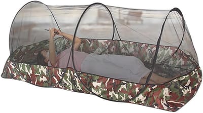 Opvouwbare Muskietent voor Volwassenen en Kinderen - Draagbare Klamboe voor Camping, Reizen en Buitenactiviteiten