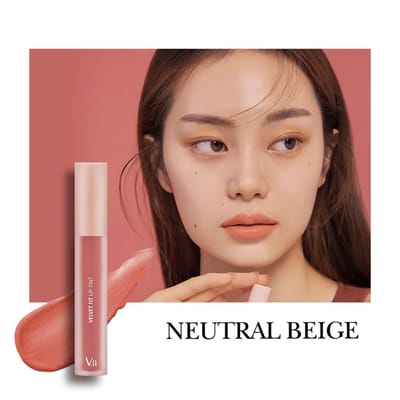 VILLAGE 11 FACTORY Velvet Fit Lip Tint Neutral Beige – Vloeibare lippenstift met matte finish 4,7 Dagcrème