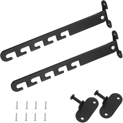 Raamvergrendeling Set - Kantelregelaar Stopper - Ramen Beveiligen - Meertraps Instelbaar - 16.5 cm Lengte - Zwart