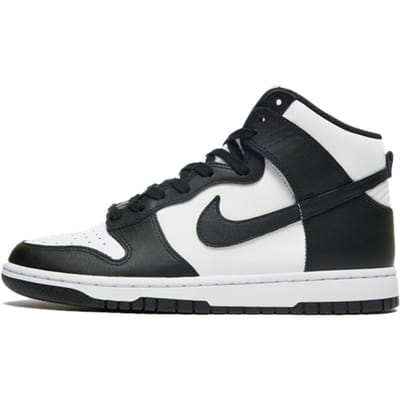 Nike Dunk Hi Retro Panda White/Black-University Red - maat EU38 - DD1869-103 - zwart - wit - hoge sneakers
