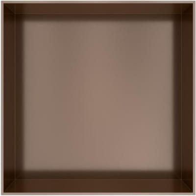 Hotbath &More Inbouwnis - 30 x 30 x 10 cm - Frameless - Tuscan Bronze