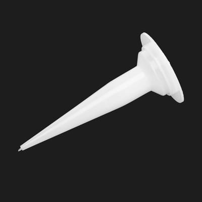 Combi Kitpistool voor Siliconen Kit: 600 ml Capaciteit, Aluminium Buis, Inclusief 10 Nozzles