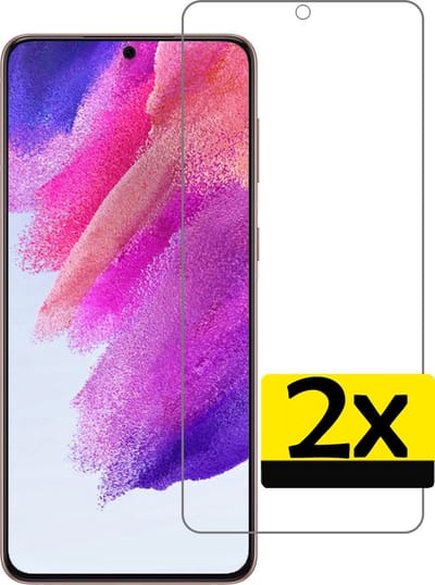 Screenprotector - Geschikt voor Samsung Galaxy S21 FE - 2 Stuks - Extra Sterk - Beschermglas - Gehard Glas - Tempered Glass - Screen Protector