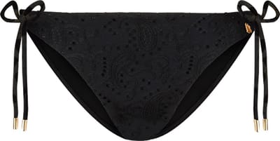 Beachlife Black Embroidery Dames Bikinibroekje - Maat 38