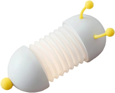 longziming -USB Oplaadbaar Baby Nachtlampje Rups – Flexibel & Uitrekbaar Kinderlampje met Warm Licht – Compact, Lichtgewicht en Veilig voor Kinderkamer