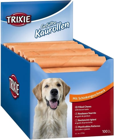 12 cm Kauwrolletje met Kaasvulling voor Honden - 100x22 g