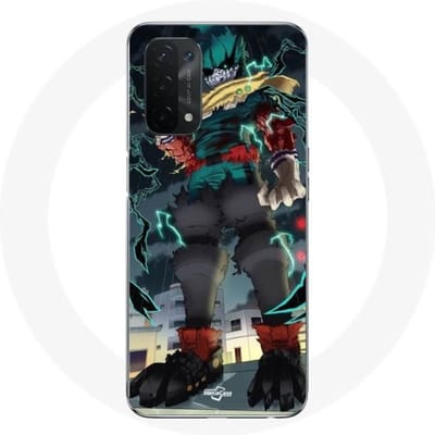 Hoesje - Maniacase - Oppo A54 5G - Izuku Midoriya - Flexibel - Anime