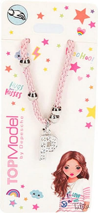 Depesche - TOPModel alfabet armband met de letter P