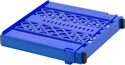 Verstelbare Kluis Plank - Kluis Organizer - Kluis Organiseren - Eenvoudige Installatie - 30-38 cm Breed - Blauw