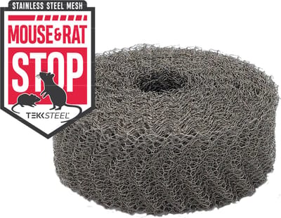 Muis & Rat STOP muizengaas, breedte 5 cm (rol 10 meter) - RVS - ongediertewering - ongediertebestrijding - weringgaas