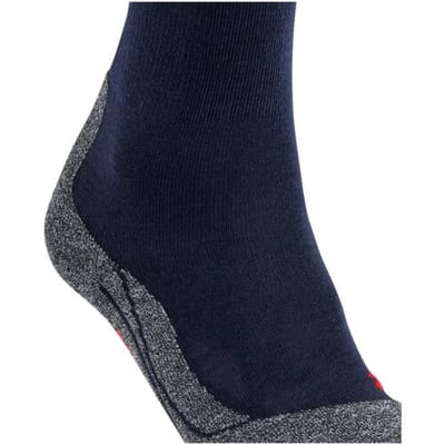 FALKE TK2 Wandelsokken anti blaren, medium padding merinowol sportsokken dames zwart - Maat 43-44